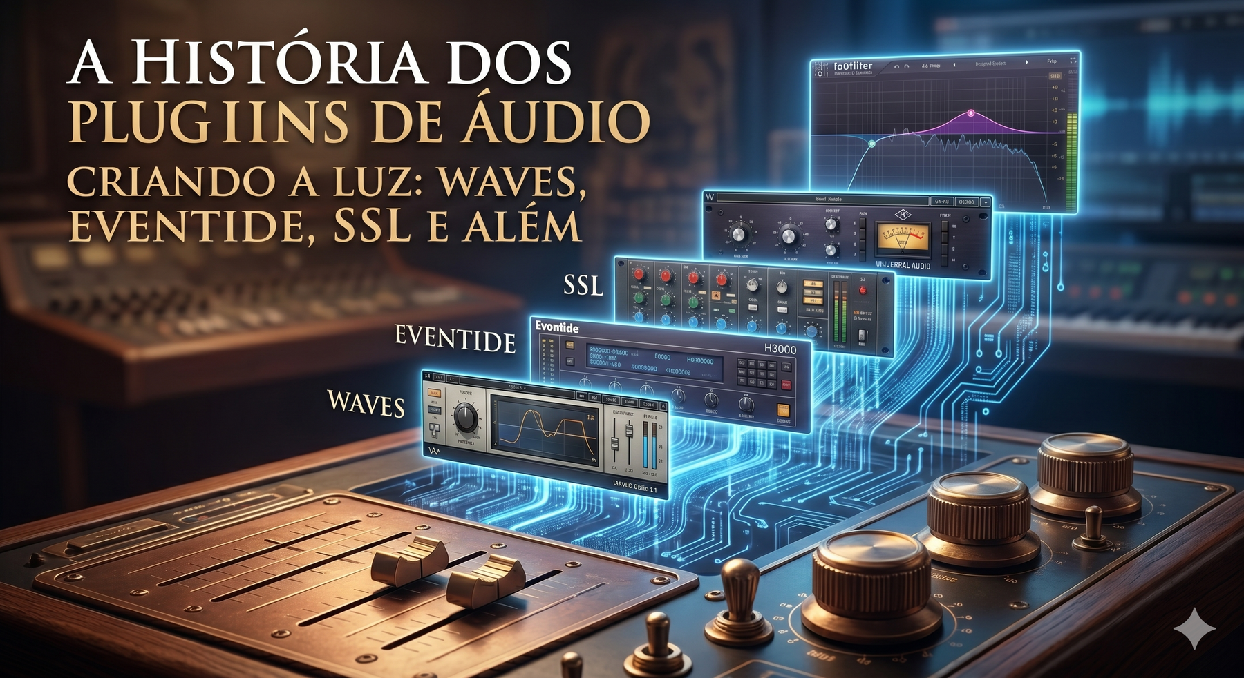 Inteligência Artificial na Produção Musical: Como Accentize, Sonible, ForteAI e iZotope Estão Transformando os Estúdios