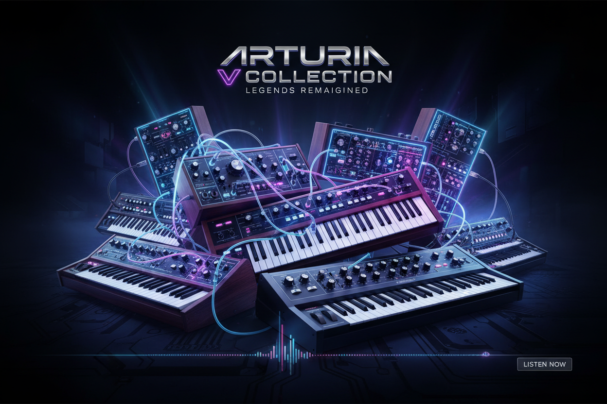 Arturia V Collection Vale a Pena? O Guia Definitivo dos Sintetizadores que Mudaram a História da Música