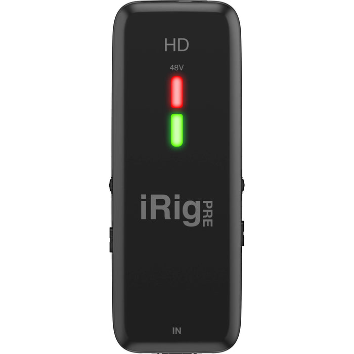 Interface de áudio e pré-amplificador de microfone IK Multimedia iRig Pre HD 1x1