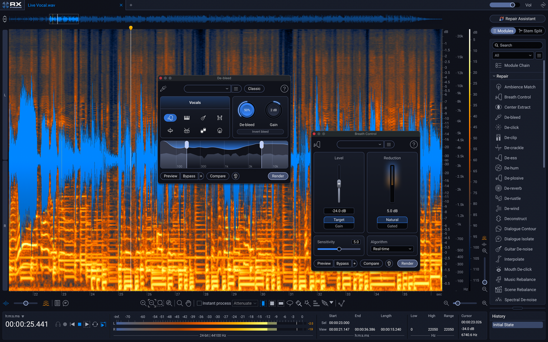 iZotope RX 11 Standard - audio enhancement and restoration software