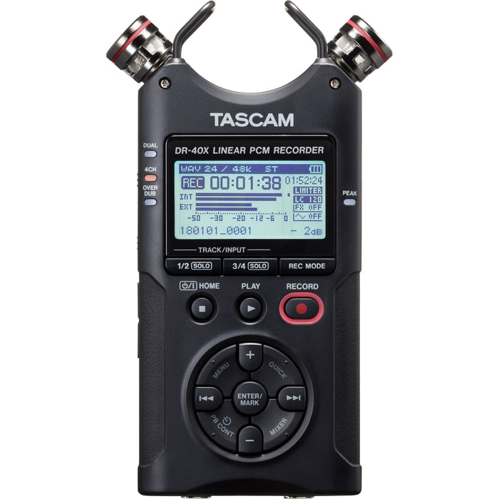 Gravador de áudio TASCAM DR-40X