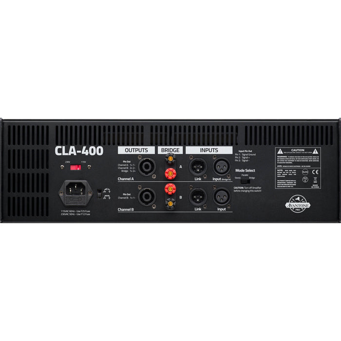 Amplificador Avantone Pro CLA-400 referência estúdio