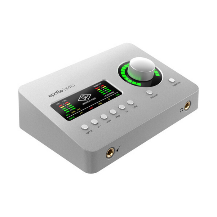 Interface de Áudio Universal Audio Apollo Solo USB Heritage Edition Desktop 2x4 USB Type-C