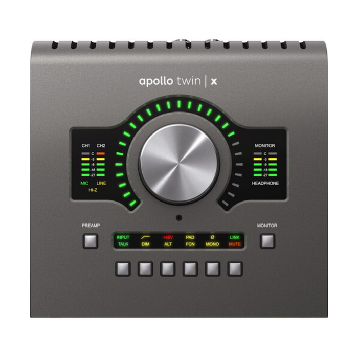 Interface de áudio Universal Audio Apollo Twin X USB DUO Heritage Edition USB-C com UAD DSP