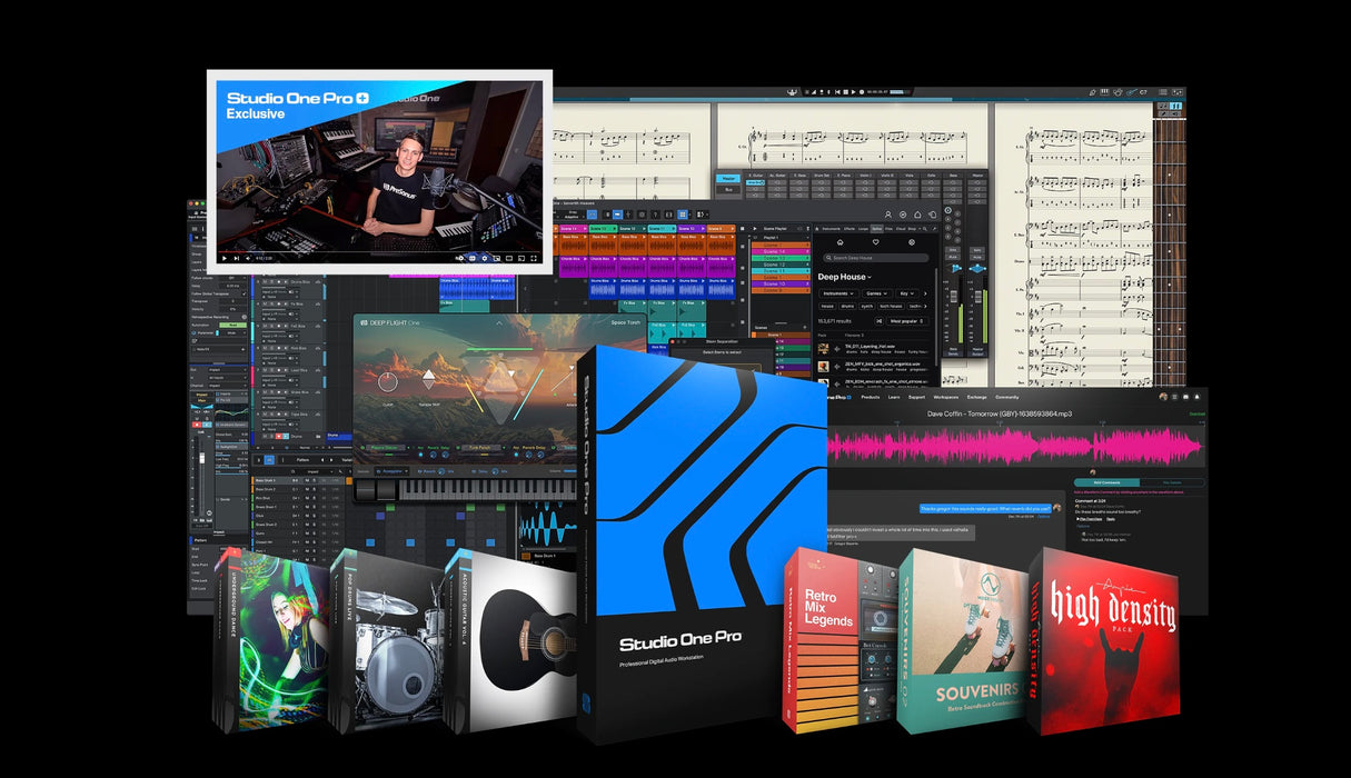 PreSonus Studio One Pro+ | Assinatura de 6 Meses