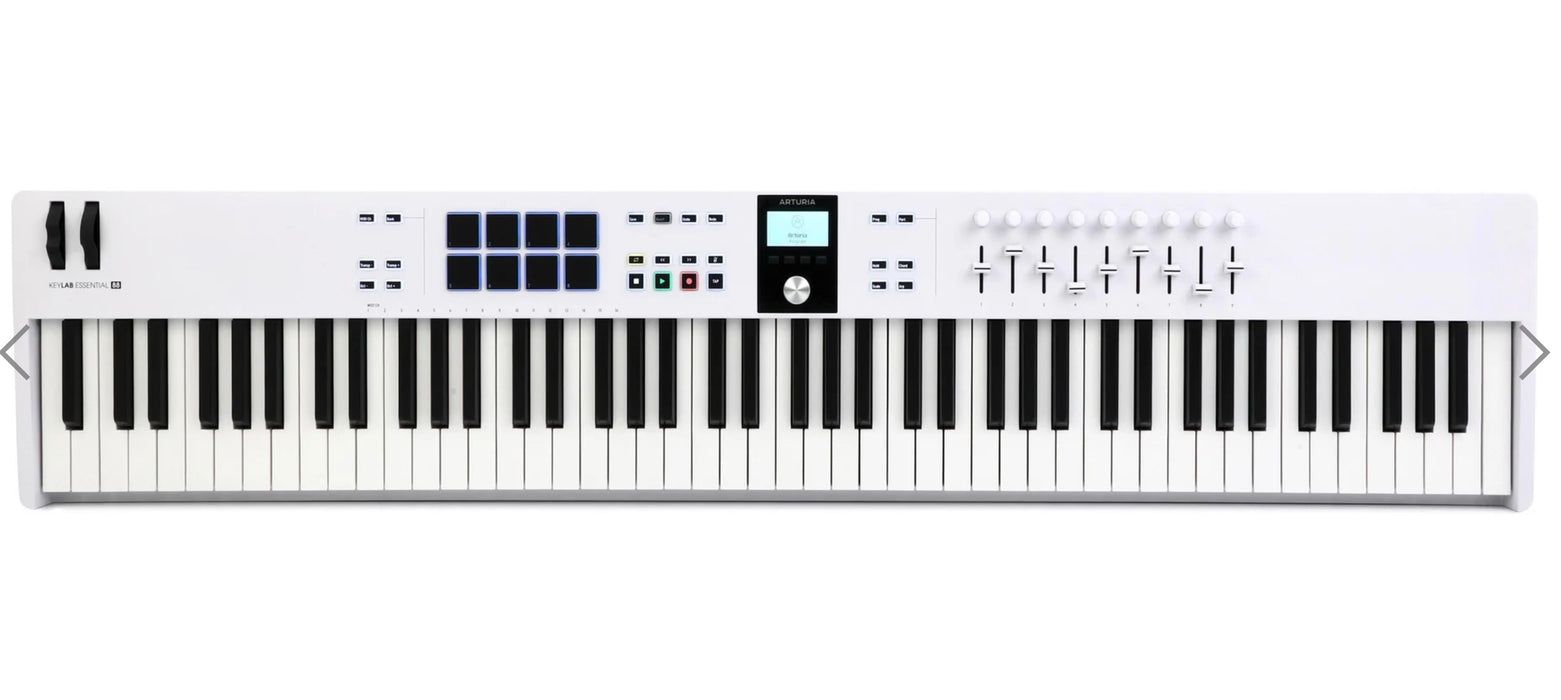 Controlador MIDI Arturia KeyLab Essential Mk3 88 USB 88 teclas (branco)
