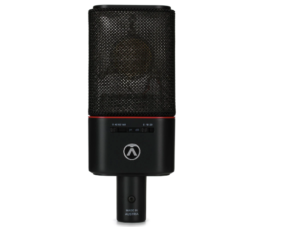 Par de Microfones Profissionais Condensadores Austrian Audio OC18 Dual Set Plus padrão cardióide (2unid) - preto