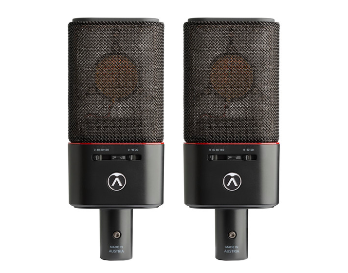 Par de Microfones Profissionais Condensadores Austrian Audio OC18 Live Set padrão cardióide (2unid) - preto