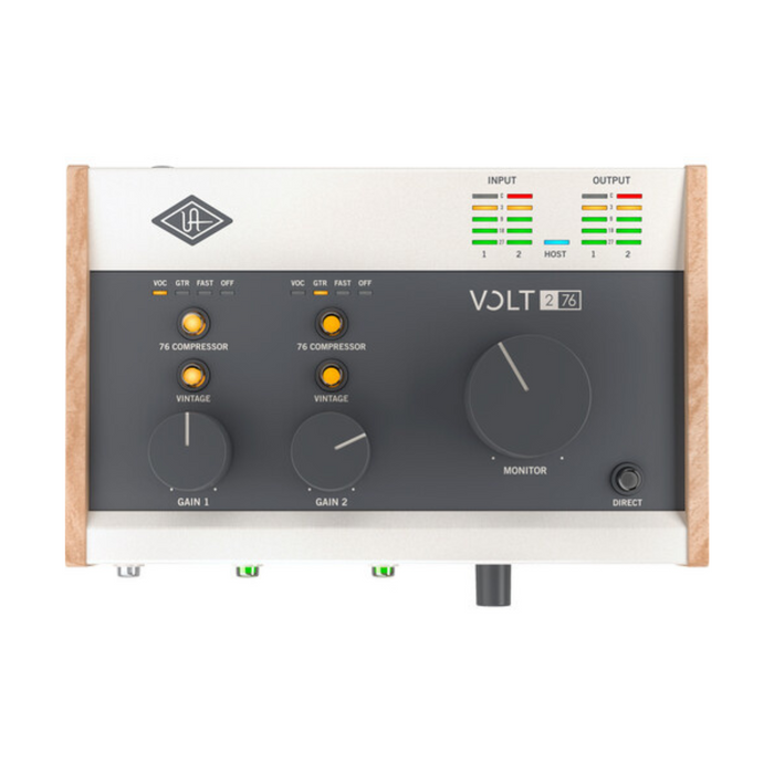Universal Audio Volt 276 portátil 2x2 USB tipo C interface de áudio/MIDI com compressor integrado