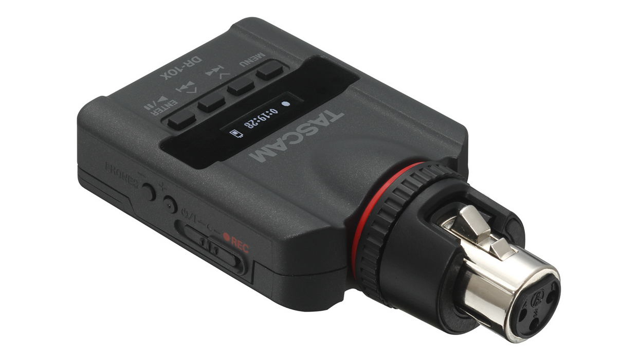Gravador compacto plug-on TASCAM DR-10X XLR