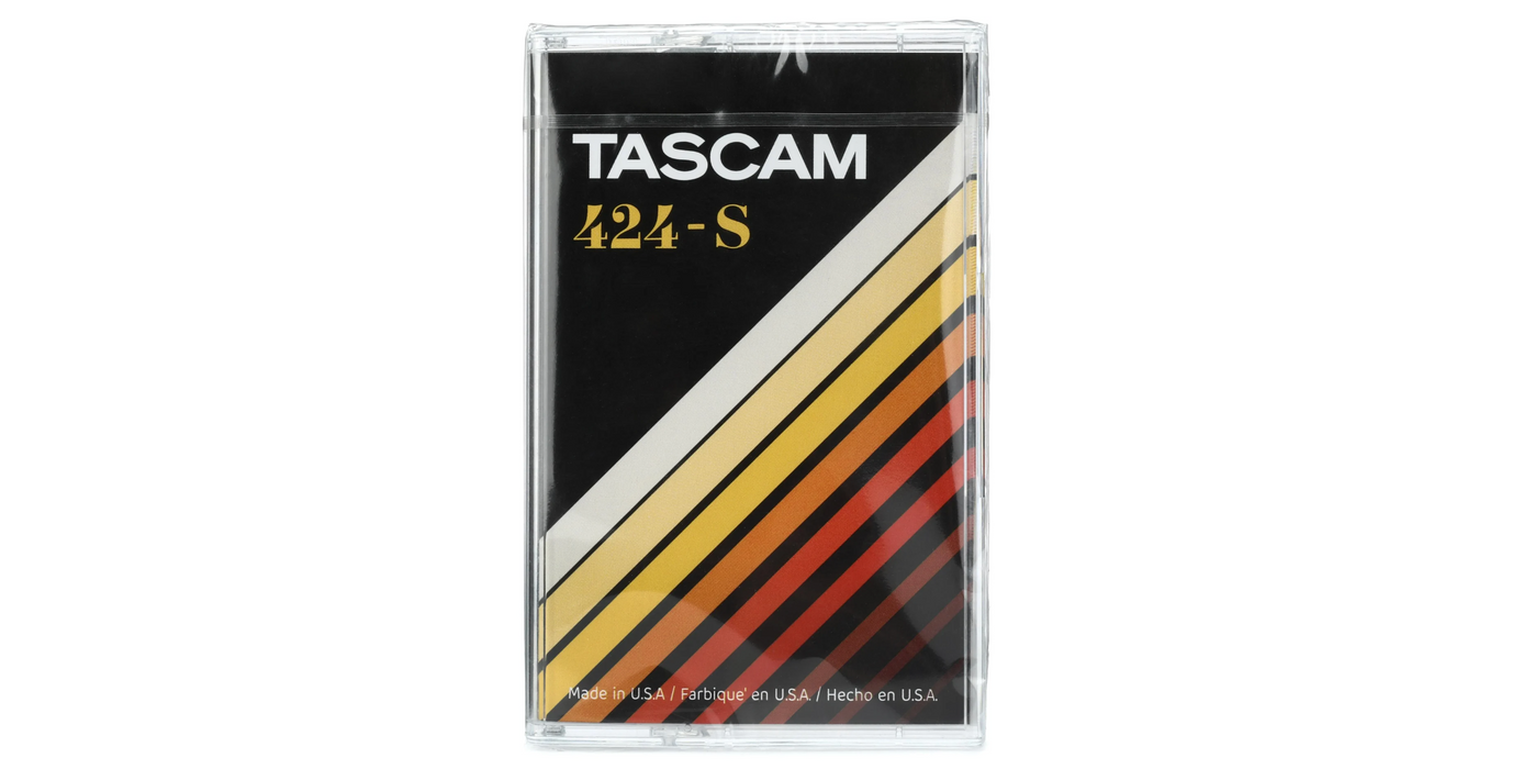 Fita cassete de estúdio em branco de alta polarização TASCAM 424-S