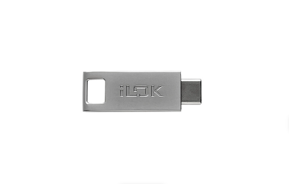 Autenticador USB tipo dongle para licenças de software PACE iLok USB-C (3ª geração)