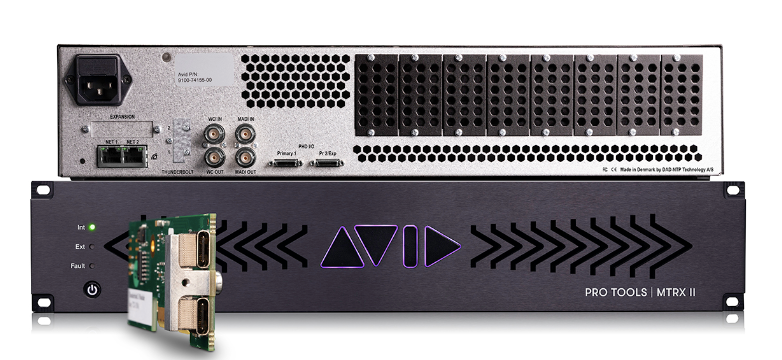 Interface de áudio Avid Pro Tools MTRX II + módulo Thunderbolt 3