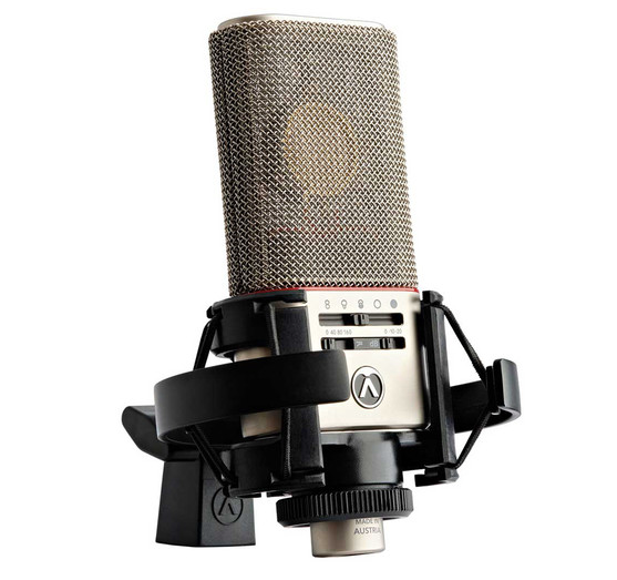 Microfone Profissional Condensador Austrian Audio OC818 Studio Set multipadrão (Prata)