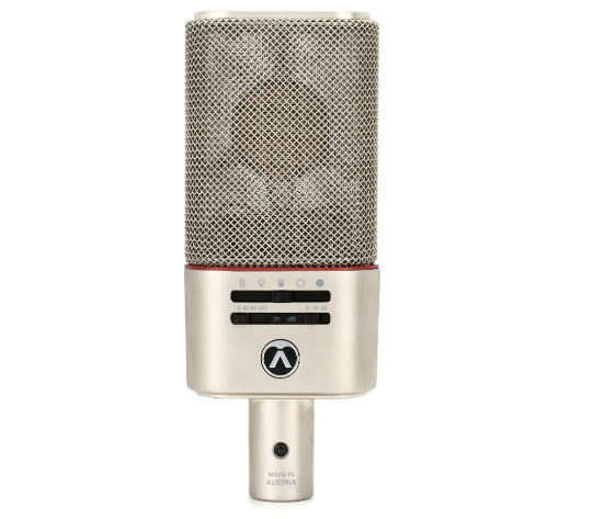 Microfone Profissional Condensador Austrian Audio OC818 Studio Set multipadrão (Prata)