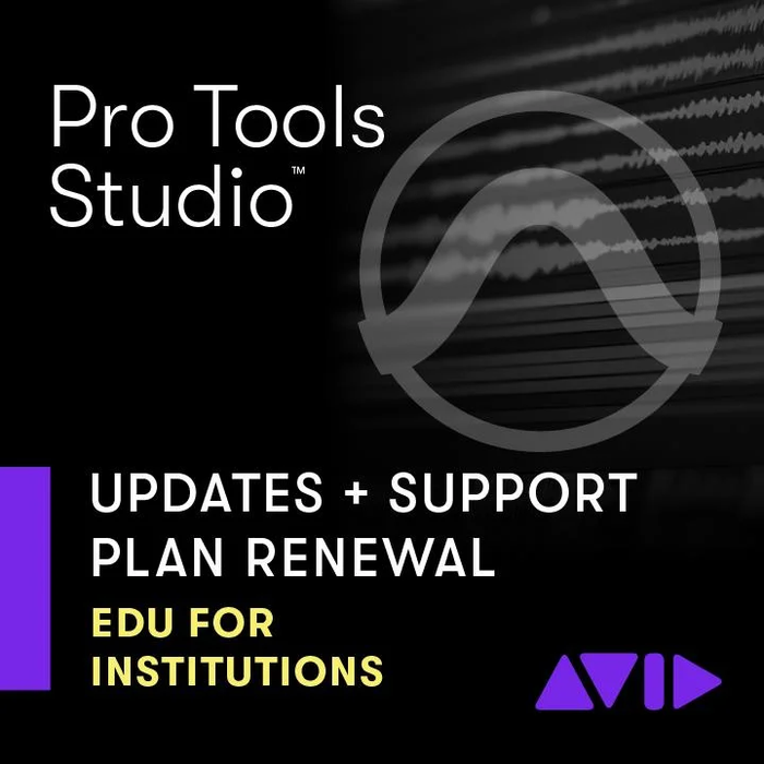 Pro Tools Studio - Licença Perpétua - Renovação de Atualizações e Plano de Suporte - Para Instituições Educacionais
