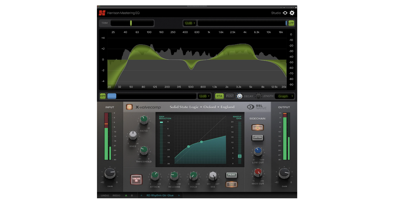 SSL X-ValveComp & Harrison Mastering EQ Plug-in Bundle