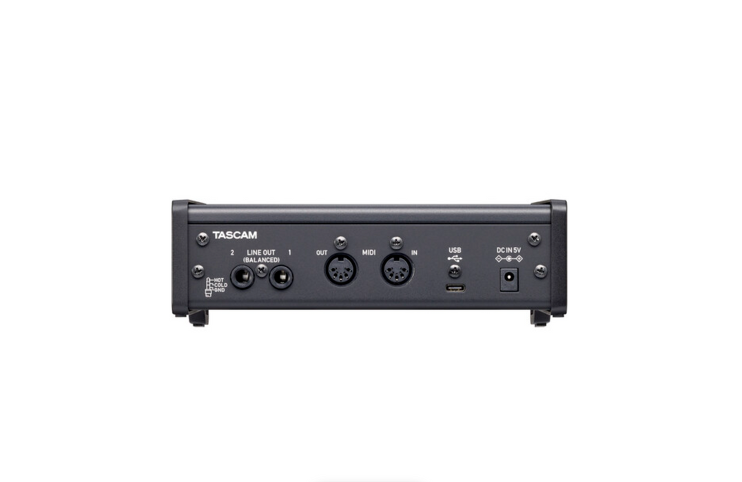 Interface de áudio/MIDI TASCAM US 2x2HR USB-C