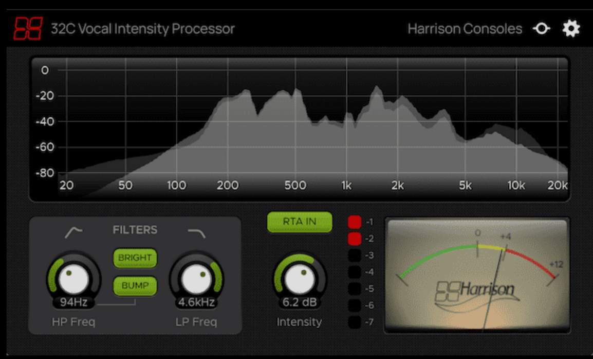 Harrison Vocal Intensity Processor