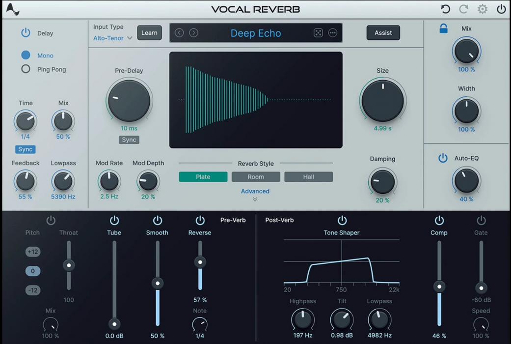 Antares Vocal Reverb By AutoTune