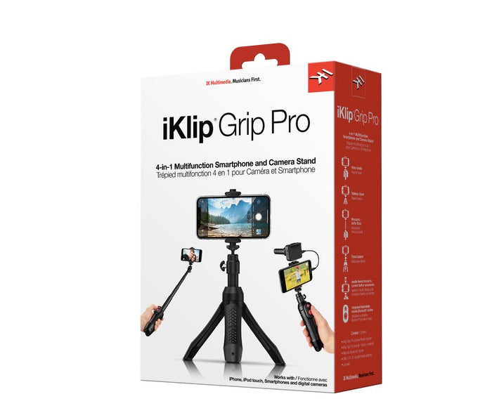 Suporte de Smartphone/Câmeras 4 em 1 IK Multimedia iKlip Grip Pro