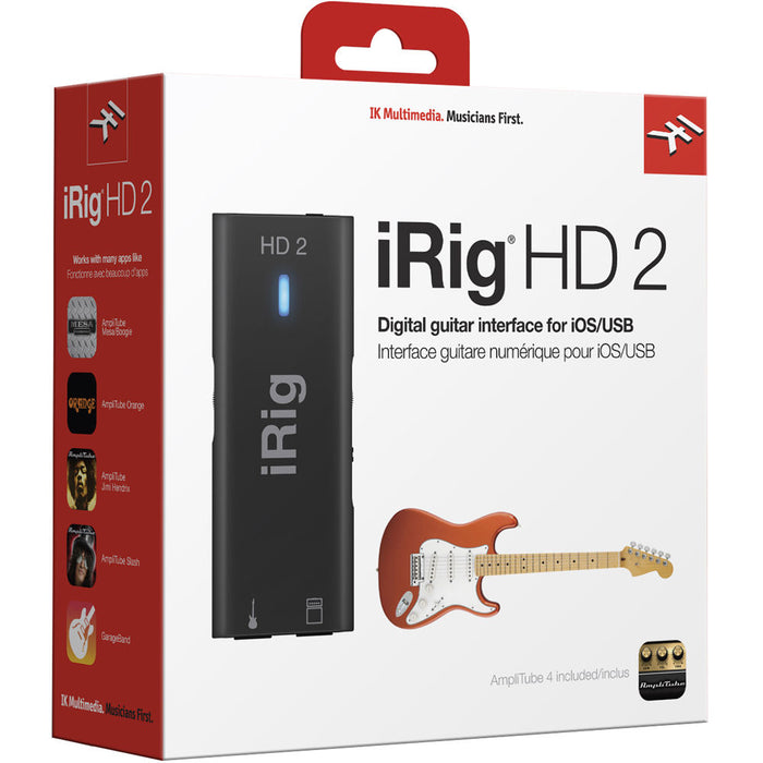 IK Multimedia iRig HD 2 guitar and bass interface