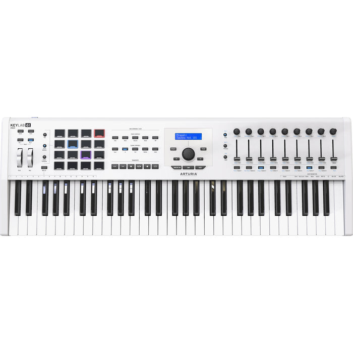 MIDI Controller Arturia KeyLab 61 MkII 61 Keys (White)