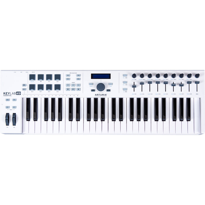 Controlador MIDI Arturia KeyLab Essential 49 USB 49 teclas (branco)