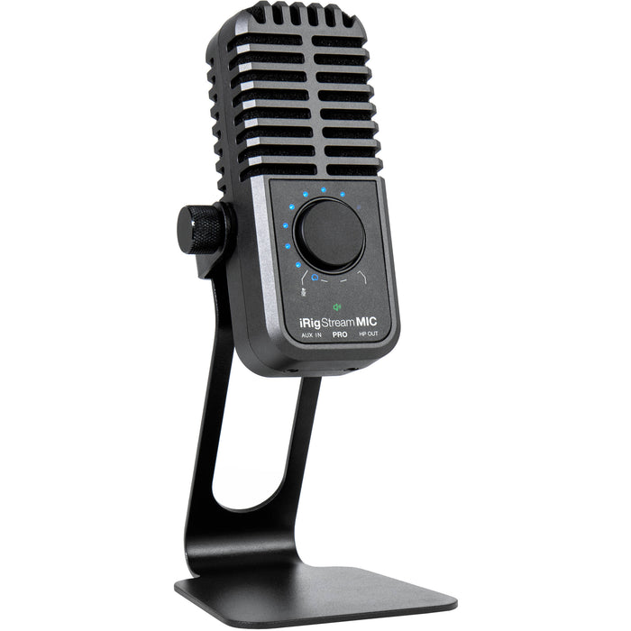 Microfone IK Multimedia iRig Stream Mic Pro mini-DIN condensador multipadrão