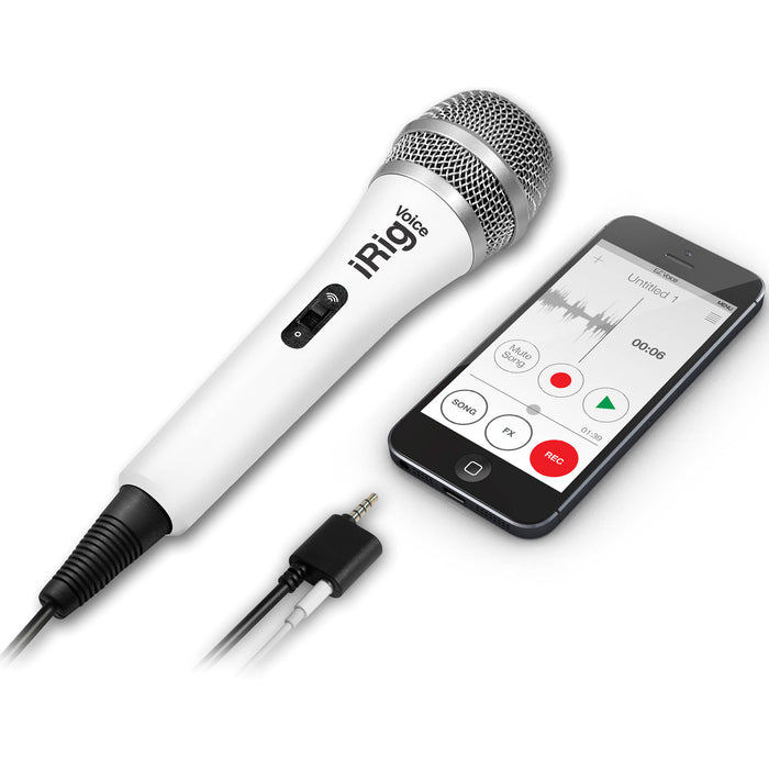 Microfone IK Multimedia iRig Voice condensador cardioide