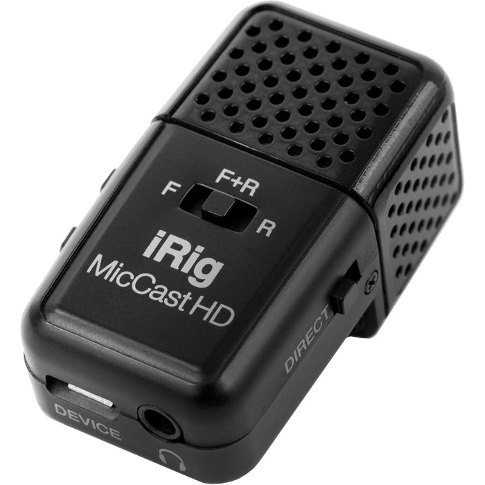 Microfone IK Multimedia iRig Mic Cast HD USB condensador multipadrão