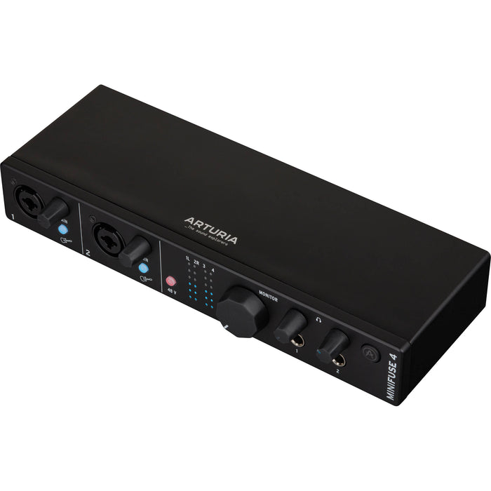 Interface de áudio Arturia MiniFuse 4 USB-C 4x4 (preto)