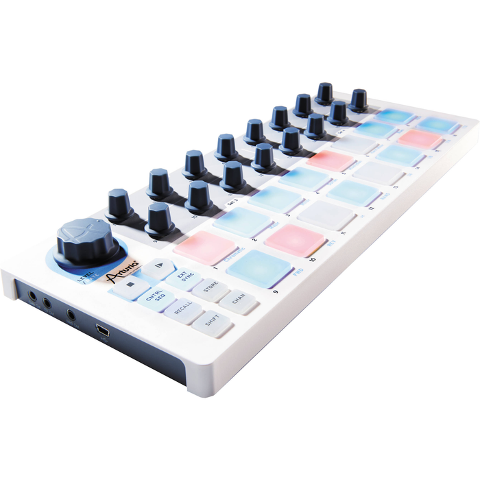 Controlador USB/MIDI/CV e sequenciador Arturia BeatStep