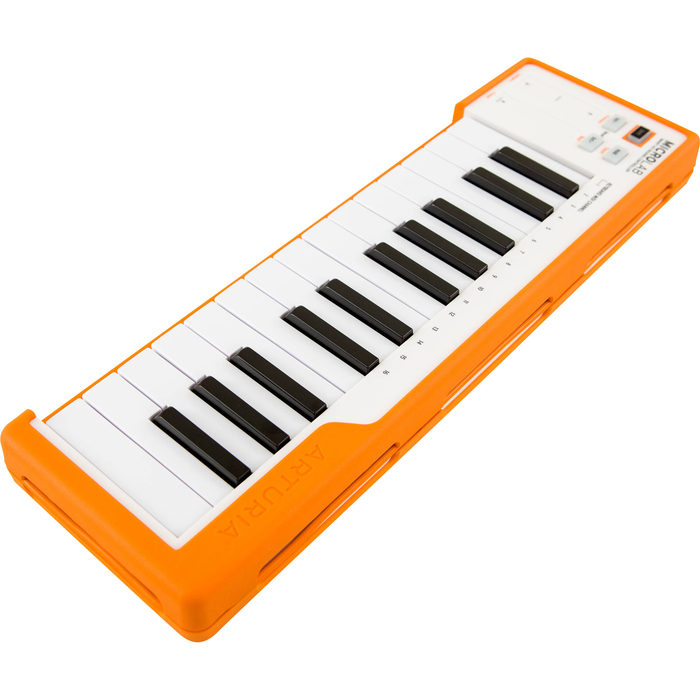 Controlador MIDI Arturia MicroLab USB 25 teclas (laranja)