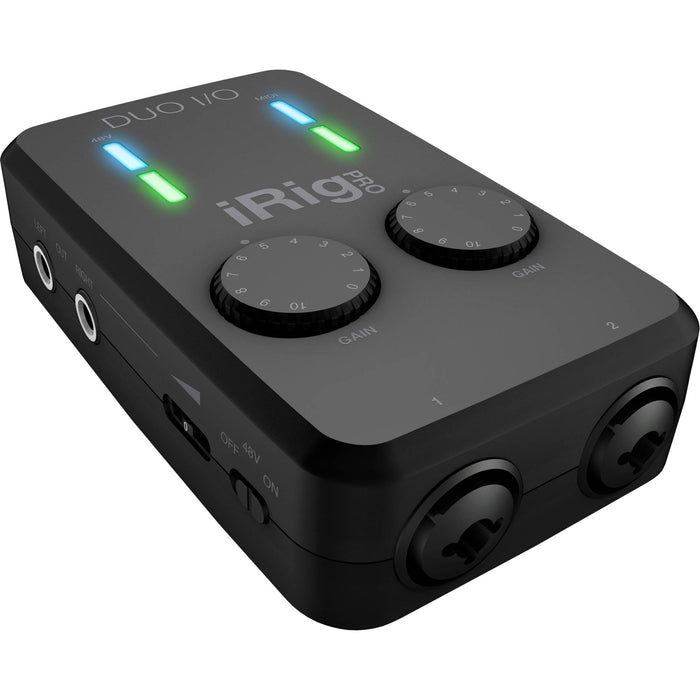 Interface de áudio e MIDI IK Multimedia iRig Pro Duo I/O USB 2x2