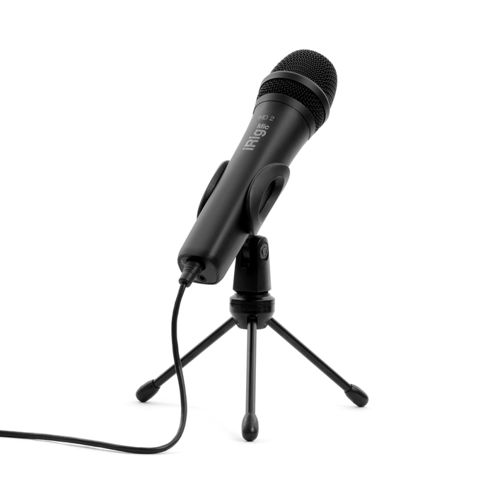 Microfone de mão IK Multimedia iRig Mic HD 2 condensador cardioide