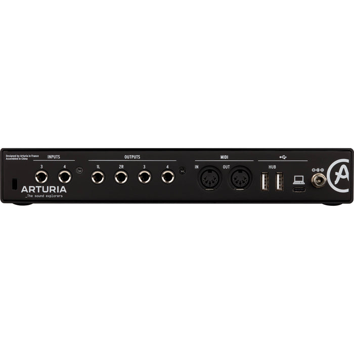 Interface de áudio Arturia MiniFuse 4 USB-C 4x4 (preto)