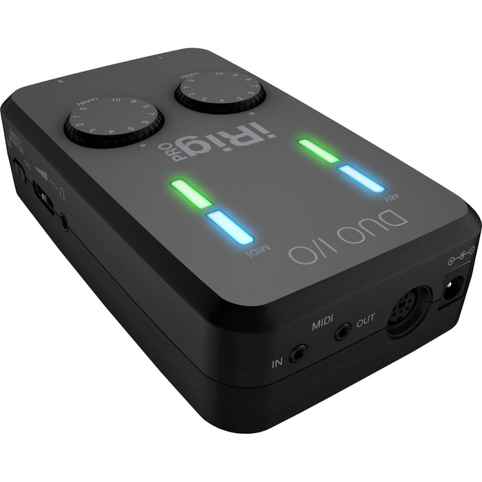 Interface de áudio e MIDI IK Multimedia iRig Pro Duo I/O USB 2x2