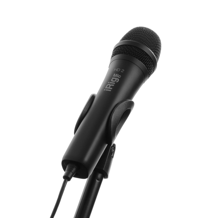 Microfone de mão IK Multimedia iRig Mic HD 2 condensador cardioide