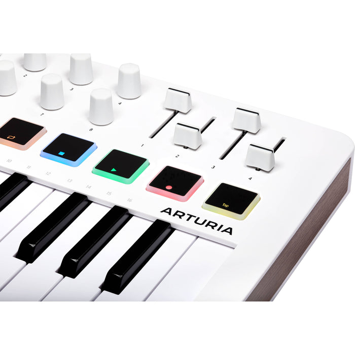 Controlador MIDI Arturia MiniLab 3 USB-C 25 teclas (branco)