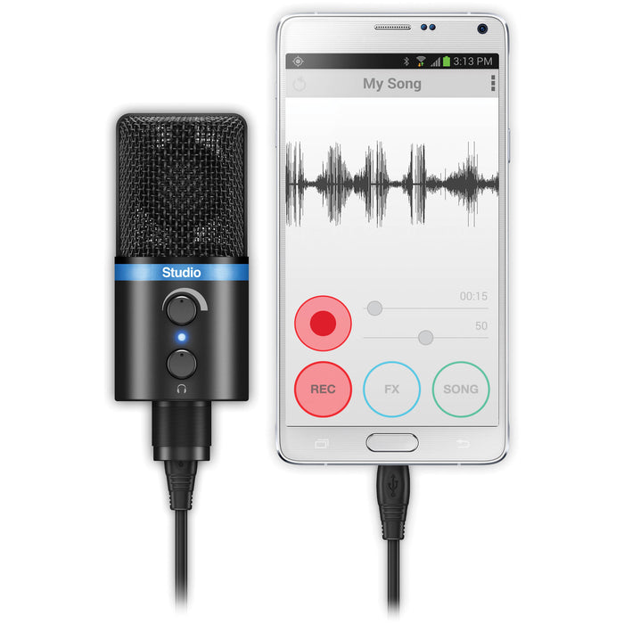 IK Multimedia iRig Mic Studio USB Cardioid Condenser Microphone