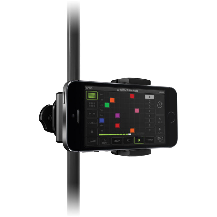 Adjustable microphone stand for IK Multimedia iKlip Xpand Mini smartphones