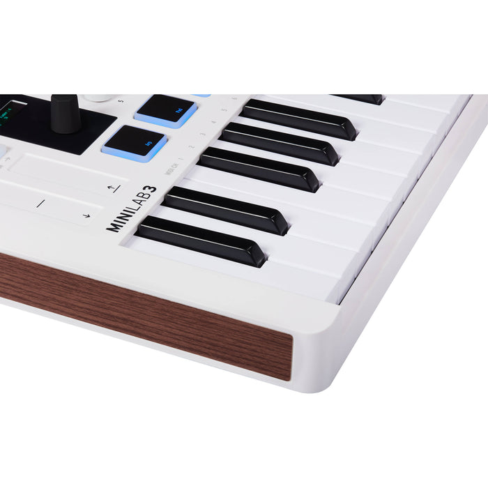 MIDI Controller Arturia MiniLab 3 USB-C 25 Keys (White)