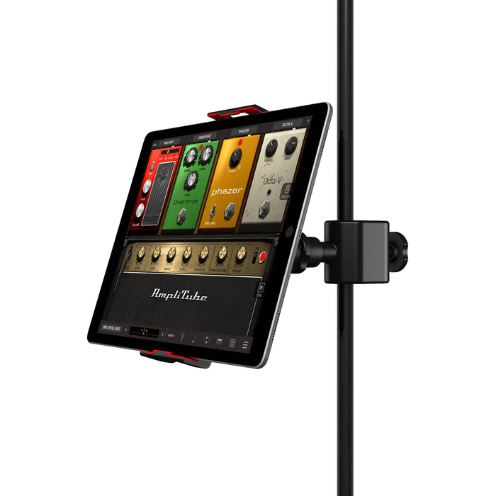 Adjustable microphone stand for IK Multimedia iKlip 3 tablets