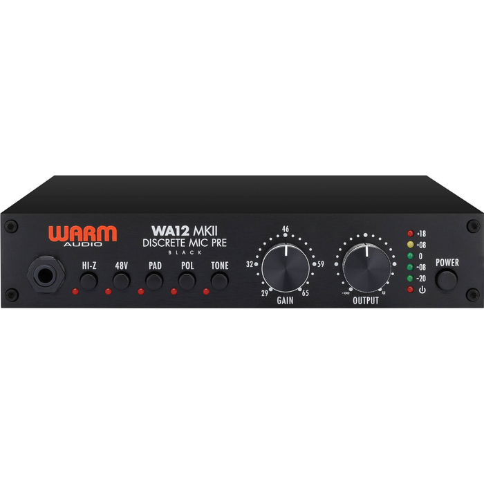Pré-amplificador de microfone Warm Audio WA12 MKII black
